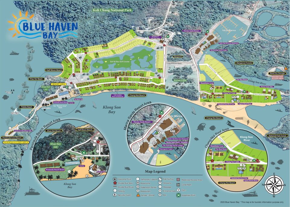 Карта Blue Haven Resort