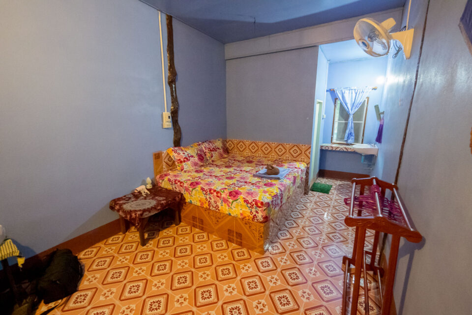 Кровать в Mata Guesthouse