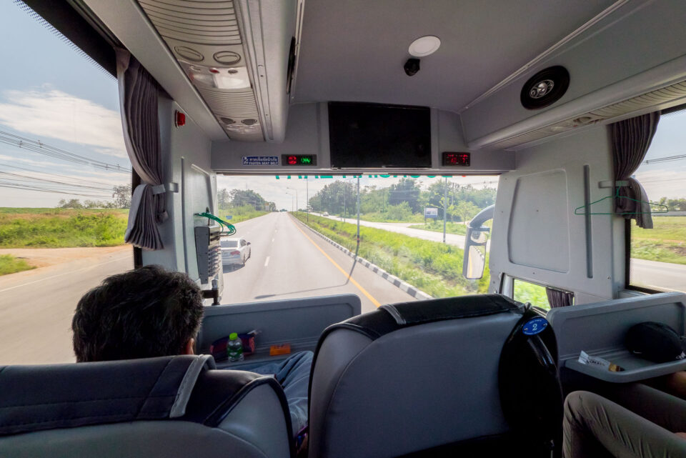 Внутри автобуса